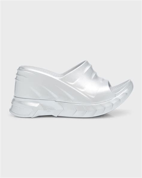 givenchy slides womens selfridges|givenchy marshmallow slide.